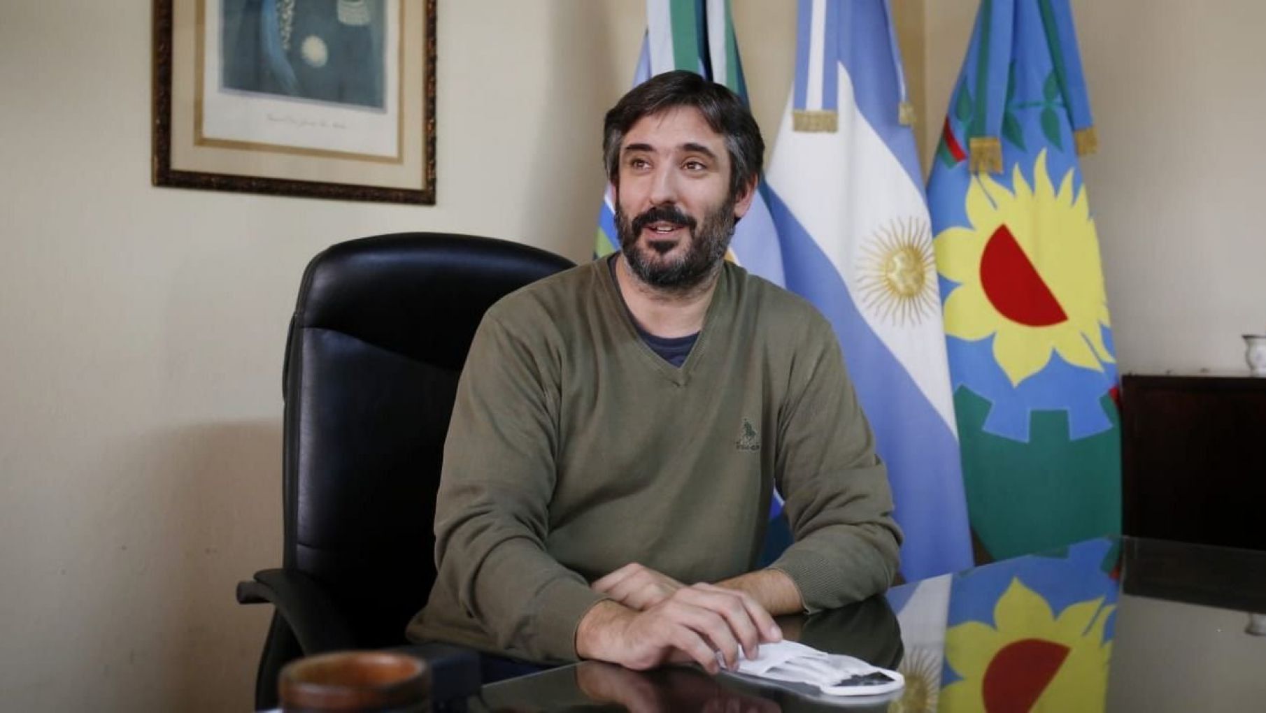 El intendente Ianantuony contrajo coronavirus tras vacunarse con la Sputnik V